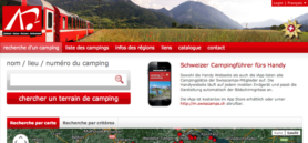 Site internet Swisscamps